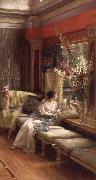 Sir Lawrence Alma-Tadema,OM.RA,RWS Vain Courtship Sweden oil painting artist